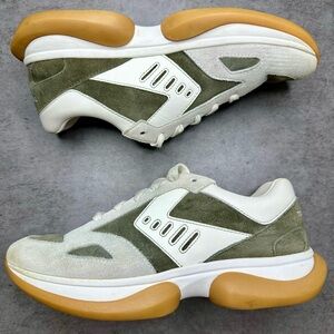 Tory Burch Tory Sport Bubble Sneakers | Green & Gray | Size 7.5